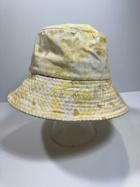 Billabong Yellow Floral Bucket Hat